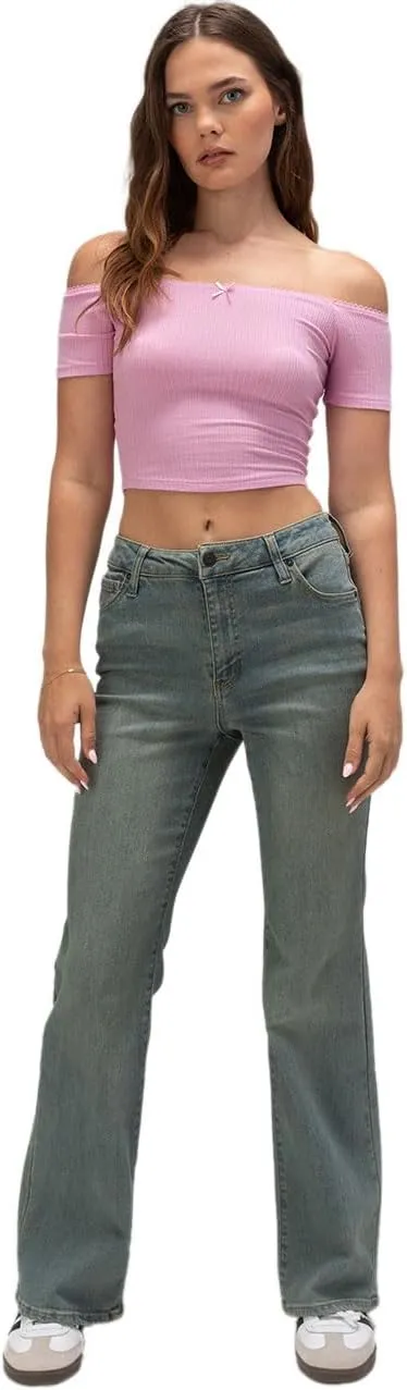 Rsq High Rise Flare Jeans