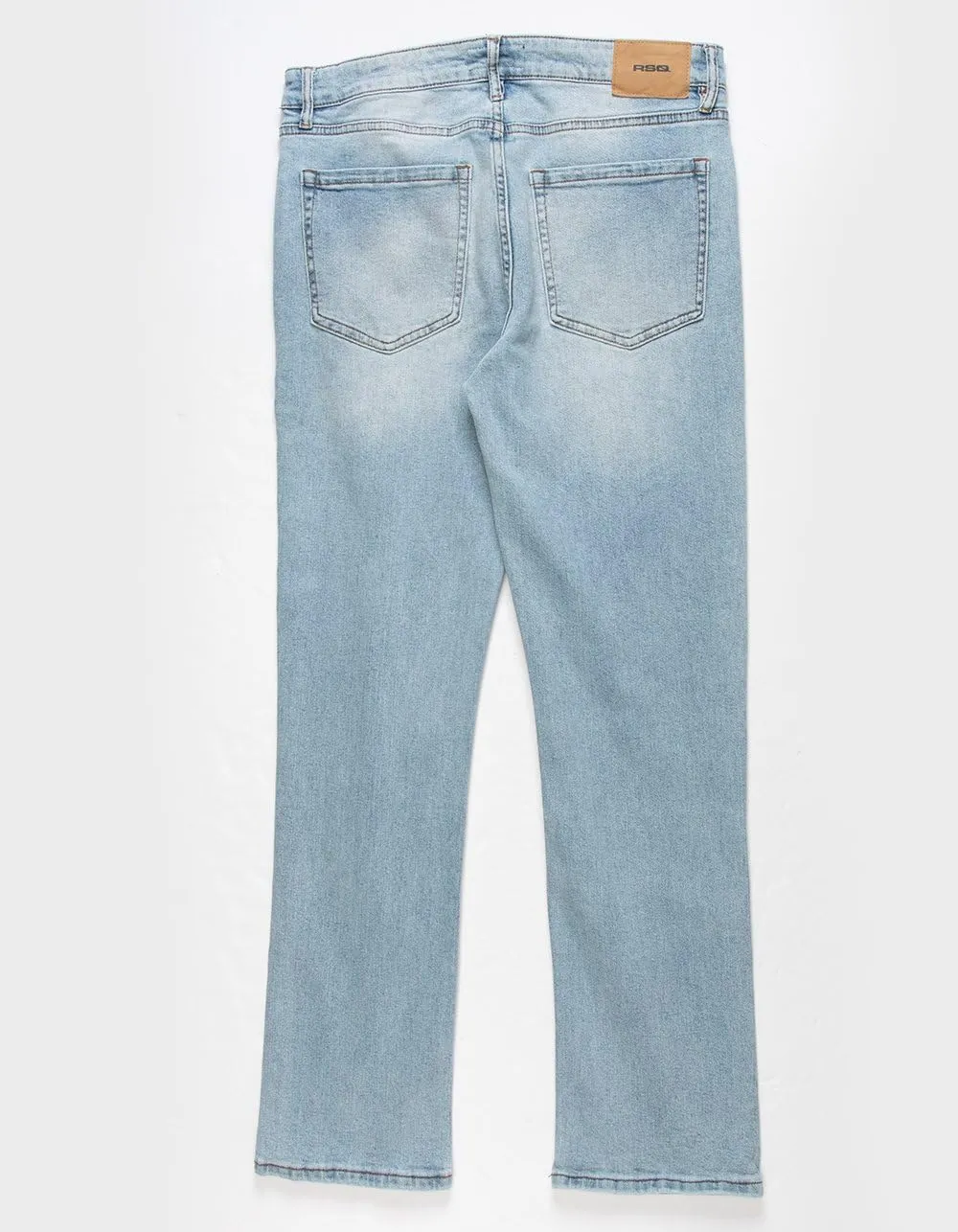 Rsq Mens Slim Straight Light Stone Denim Jeans