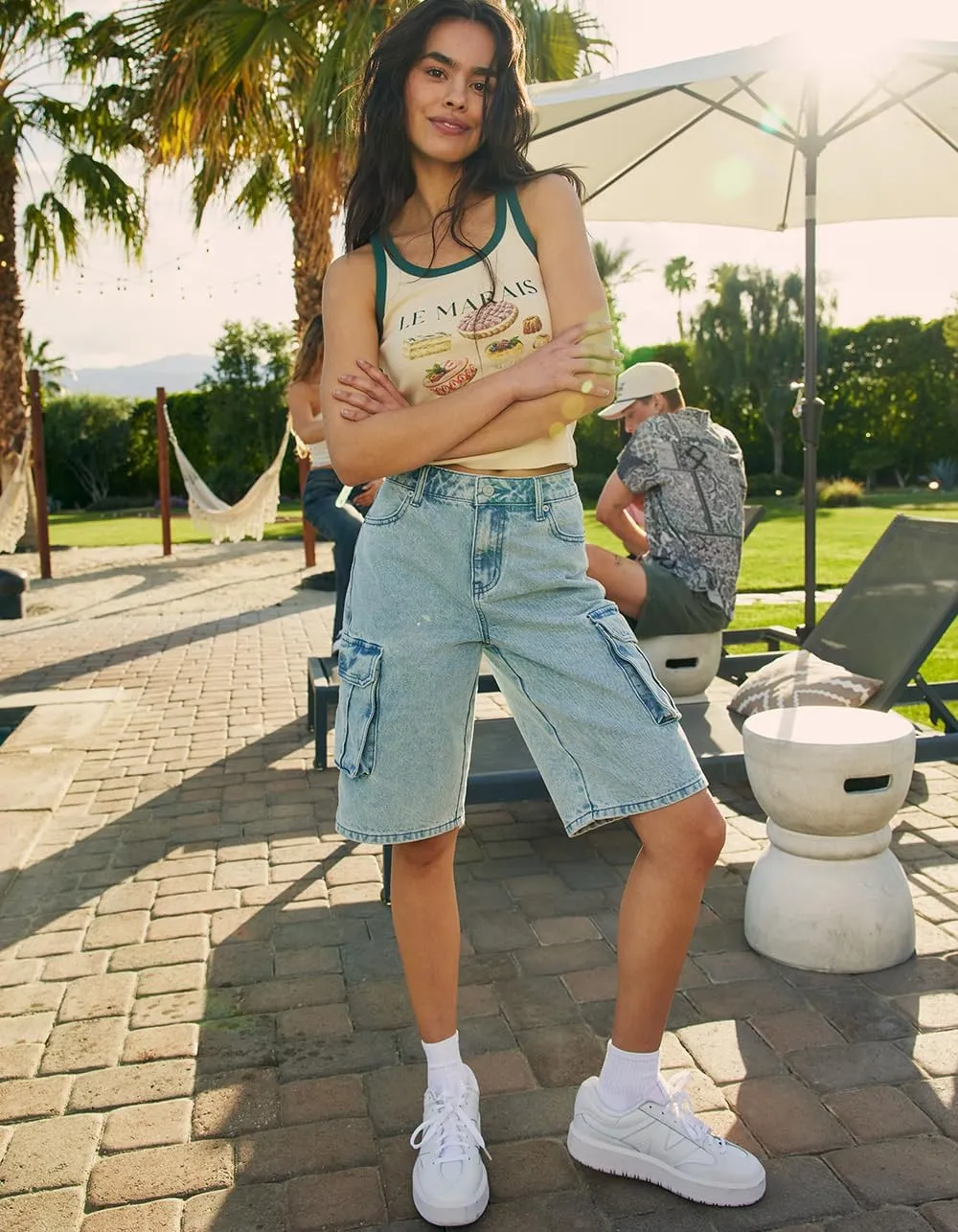 Rsq Womens Cargo Jorts
