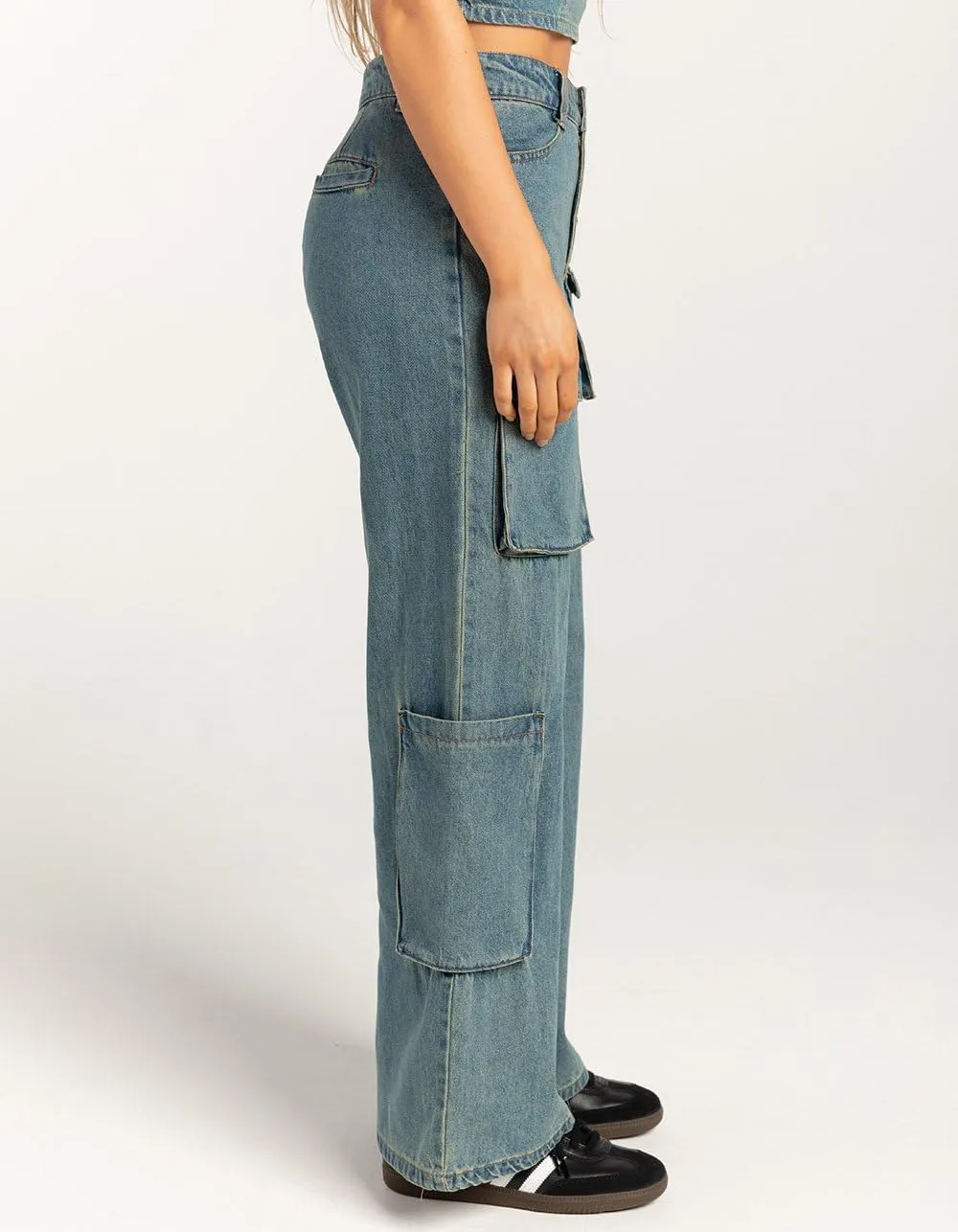 Rsq Womens Low Rise Cargo Pants