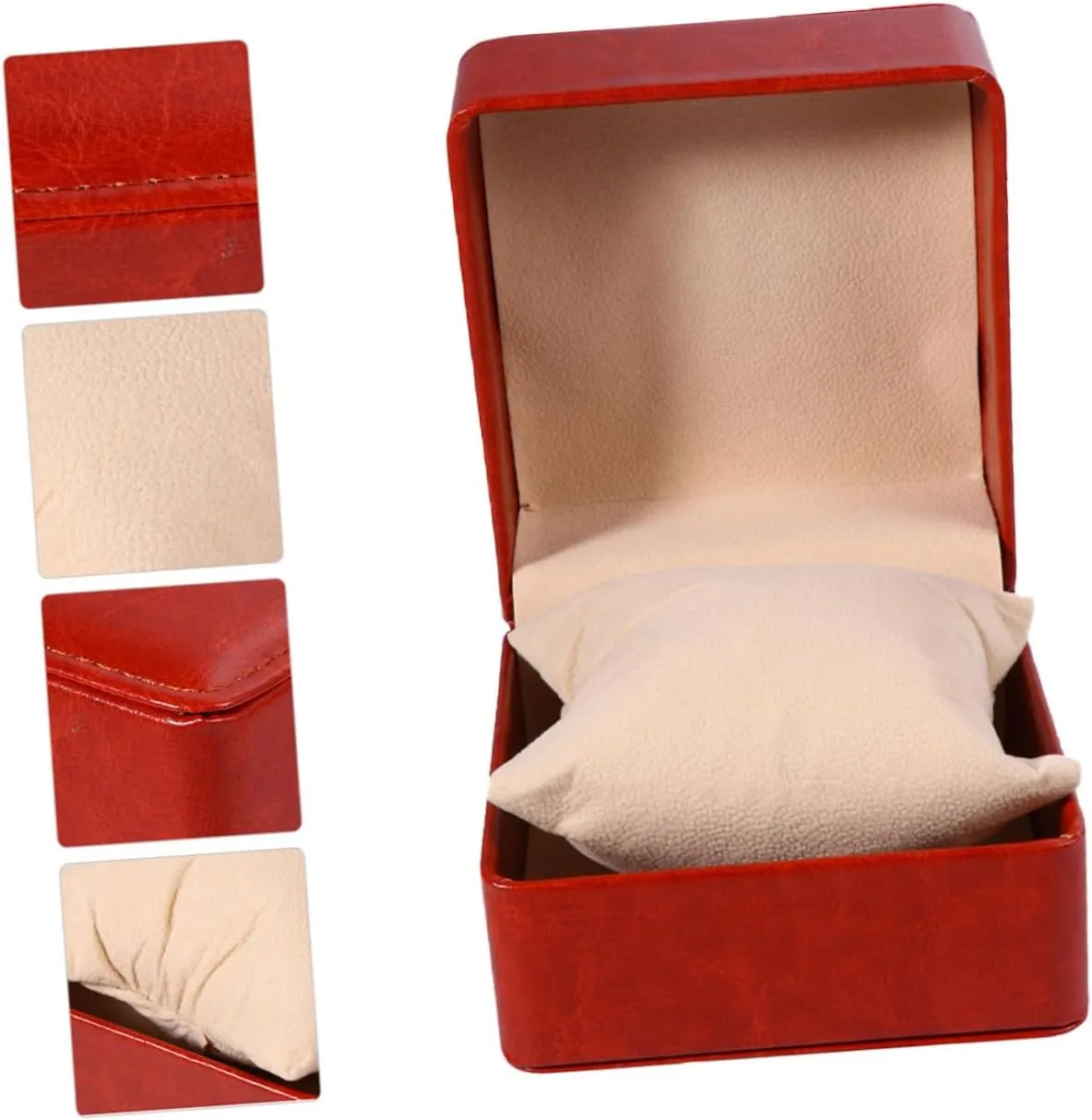 SAFIGLE Classic Watch Collection Box Pu Leather Watch Storage Case Elegant Design