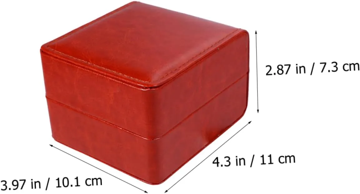 SAFIGLE Classic Watch Collection Box Pu Leather Watch Storage Case Elegant Design