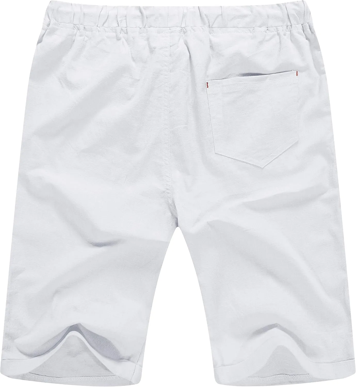 Sailwind Men’s Linen Shorts Casual Drawstring Summer Beach Shorts