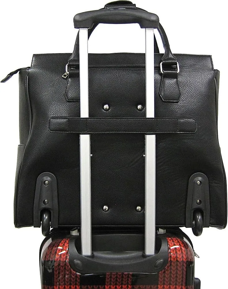 Sally Stripe 15'Rolling Briefcase