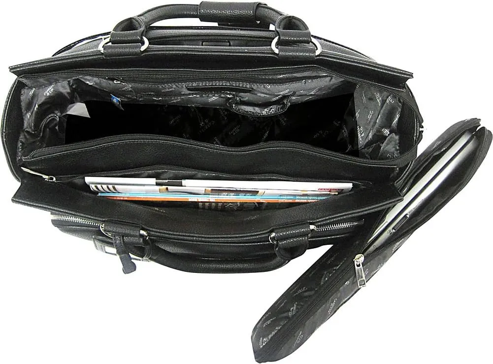 Sally Stripe 15'Rolling Briefcase