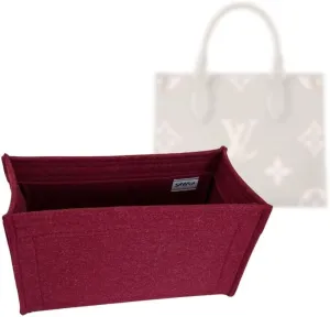 SAMORGA (1-174/ LV-Onthego-PM-U Bag Organizer for LV On The Go PM Bag Organizer Insert Innerbag