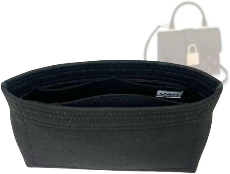 SAMORGA (1-293/ LV-Locky-BB-Y) Bag Organizer for LV Locky BB 2mm Black