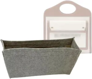 SAMORGA (11-19/ Bur-Pocket-Mini-U Bag Organizer for Mini Pocket Bag Organizer Insert Innerbag (1.2mm Linen)