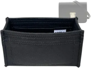 SAMORGA (11-22/ Bur-TB-Mini-U) Bag Organizer for TB Leather Mini Bag 2mm Black