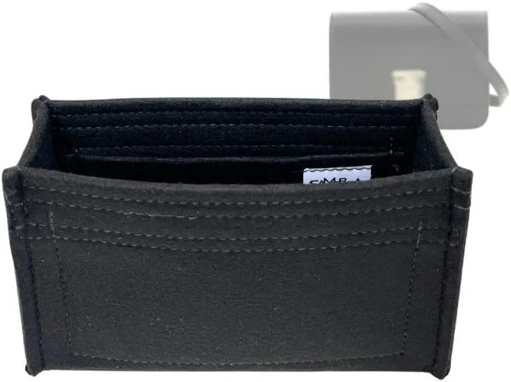 SAMORGA (11-22/ Bur-TB-Mini-U) Bag Organizer for TB Leather Mini Bag 2mm Black