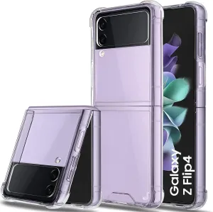Samsung Galaxy Z Flip 4 Case Clear Silicone Slim Shockproof Gel Hard Cover