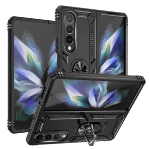 Samsung Galaxy Z Fold 4 Case Kickstand Shockproof Ring Cover