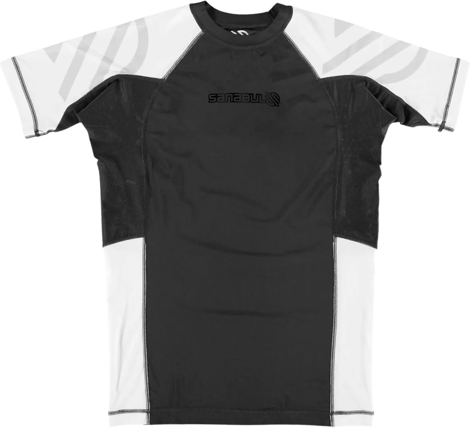 Sanabul Essential Short Sleeve Rash Guard MMA BJJ Wrestling Grappling Jiu Jitsu