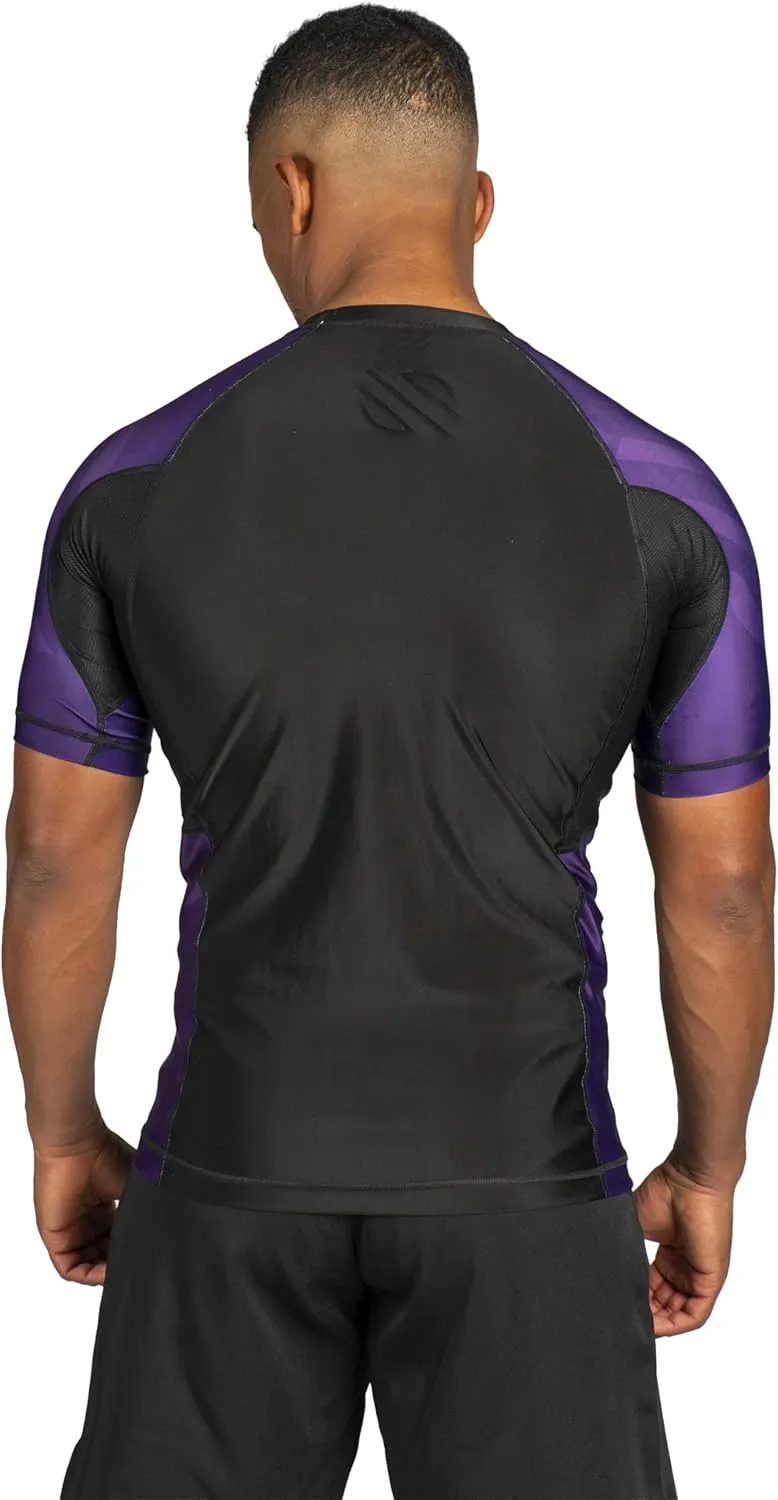 Sanabul Essential Short Sleeve Rash Guard MMA BJJ Wrestling Grappling Jiu Jitsu