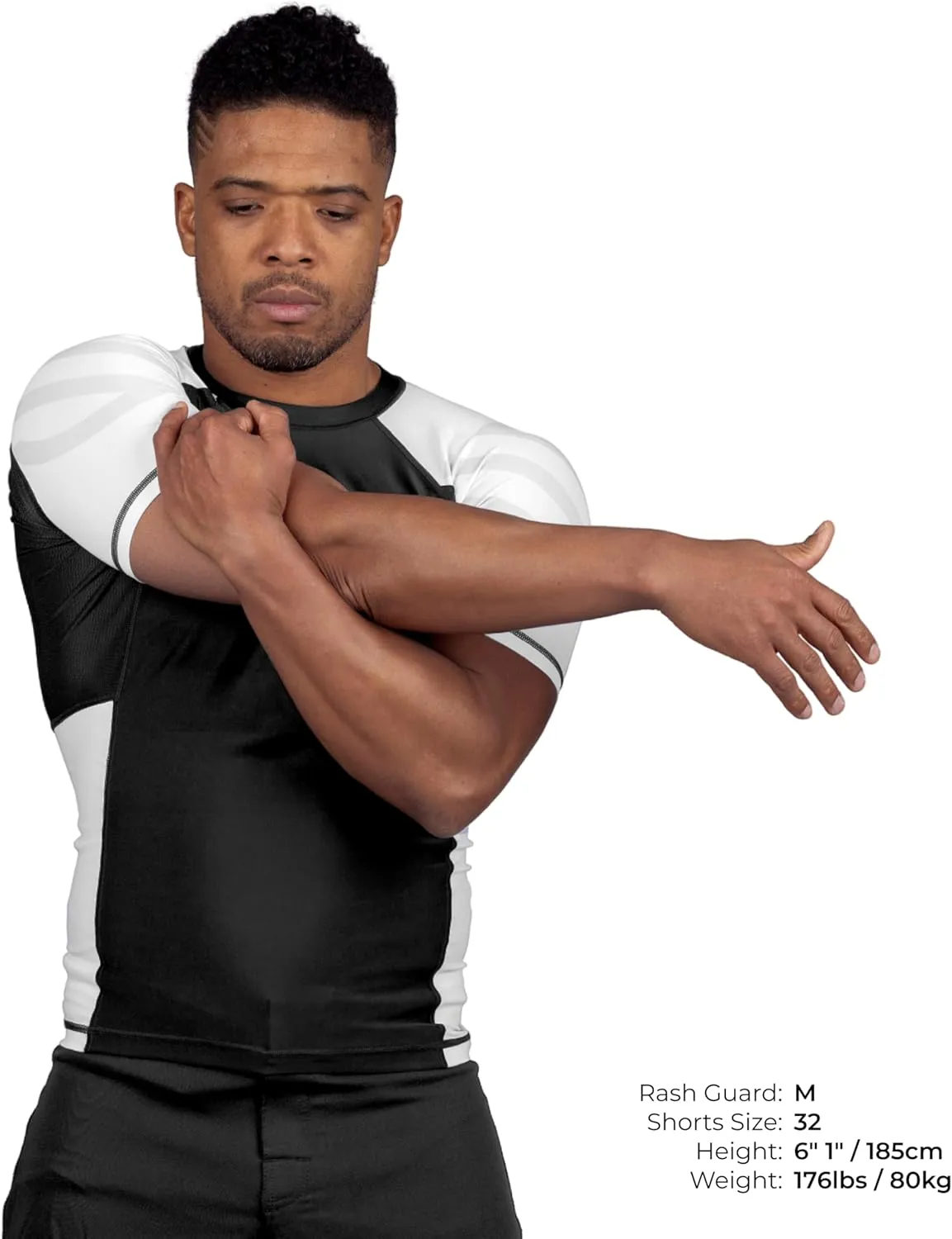 Sanabul Essential Short Sleeve Rash Guard MMA BJJ Wrestling Grappling Jiu Jitsu