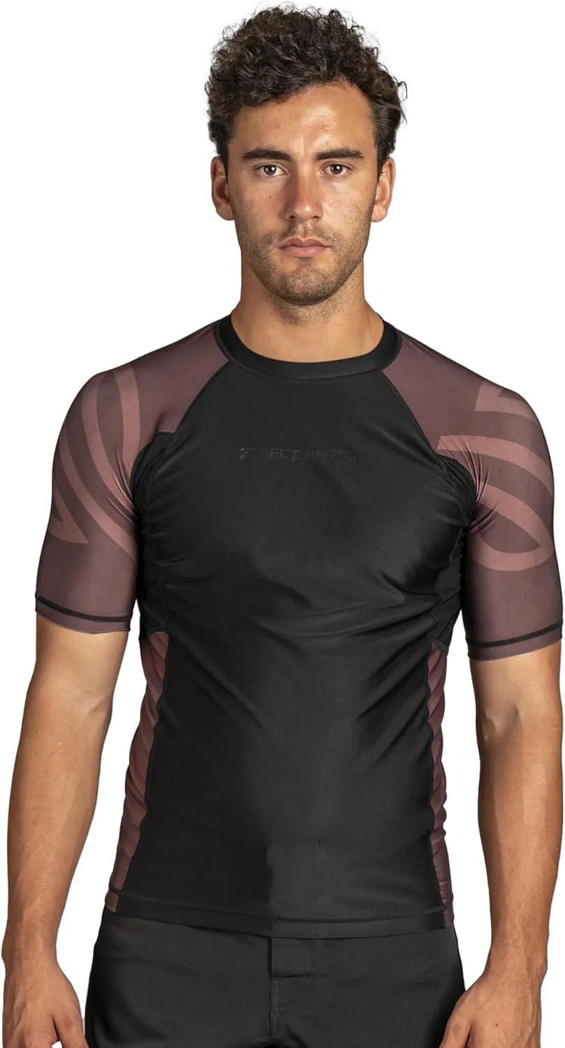 Sanabul Essential Short Sleeve Rash Guard MMA BJJ Wrestling Grappling Jiu Jitsu