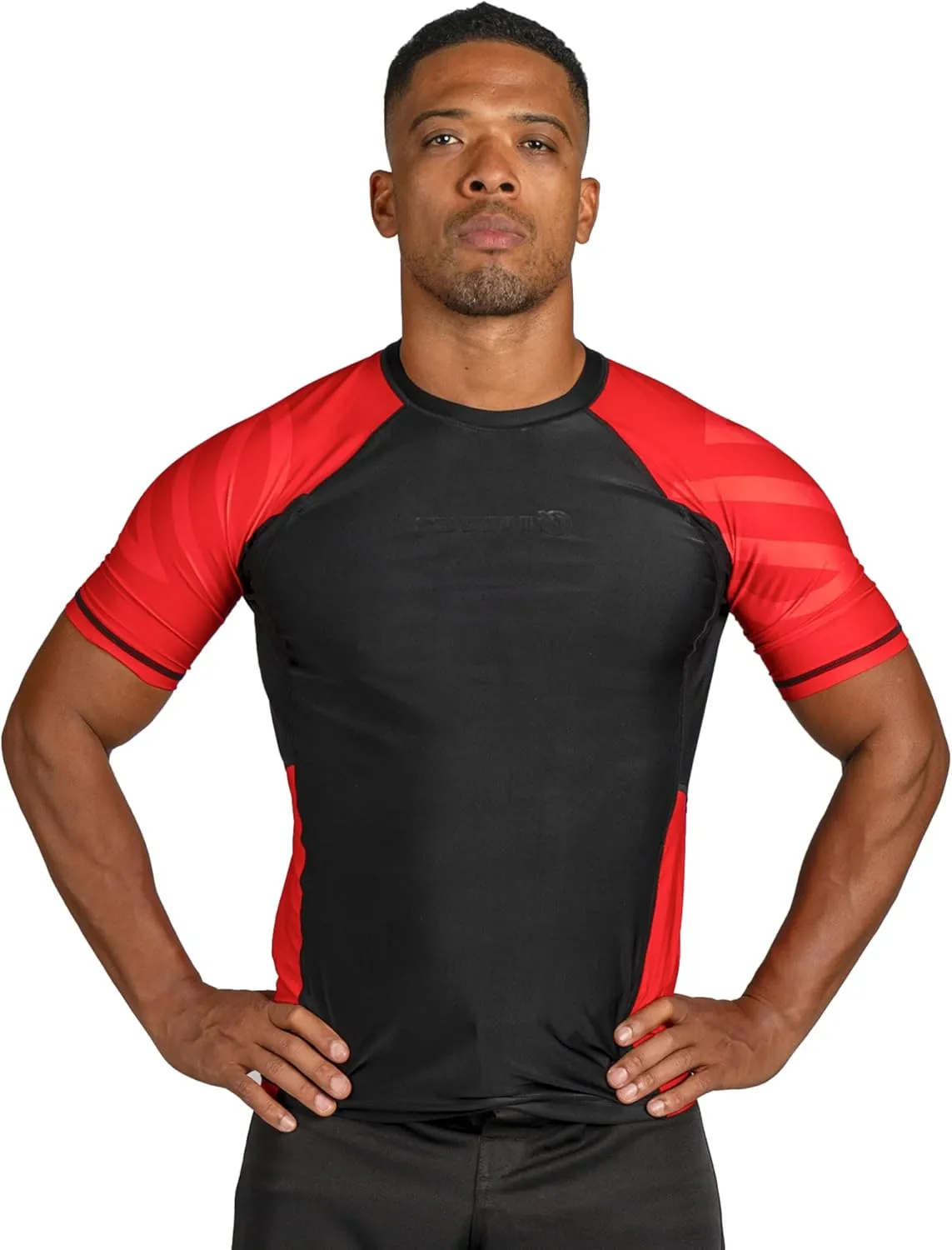 Sanabul Essential Short Sleeve Rash Guard MMA BJJ Wrestling Grappling Jiu Jitsu