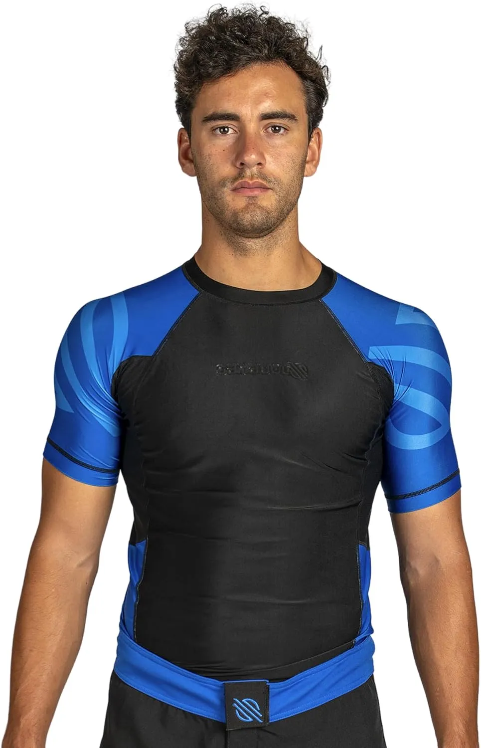Sanabul Essential Short Sleeve Rash Guard MMA BJJ Wrestling Grappling Jiu Jitsu
