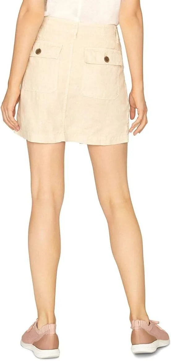 Sanctuary Clothing Womens Button-Front Mini Skirt