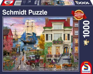Schmidt Spiele 58989 Ship in The Harbour Jigsaw Puzzle 1000 Piece
