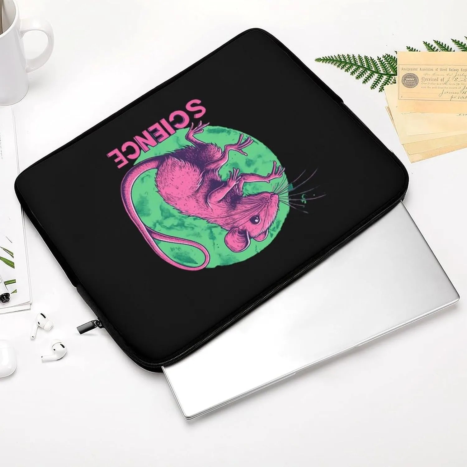 Scientific Mutant Mice Casual Laptop Bag Sleeve Cover Computer Carrying Case for Office Travel 12inch