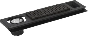 SD STUDIO DESIGNS Modern Premier Metal Tray for Art/Craft Table, 24 Inch, Black
