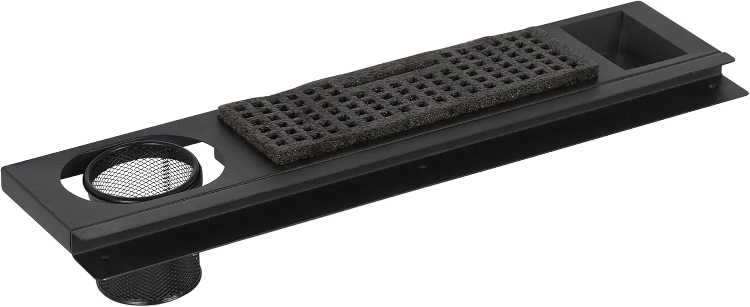 SD STUDIO DESIGNS Modern Premier Metal Tray for Art/Craft Table, 24 Inch, Black