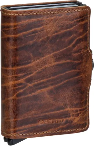 SECRID Twin Wallet Genuine Leather with RFID Protecton, Holds up to 16 Cards
