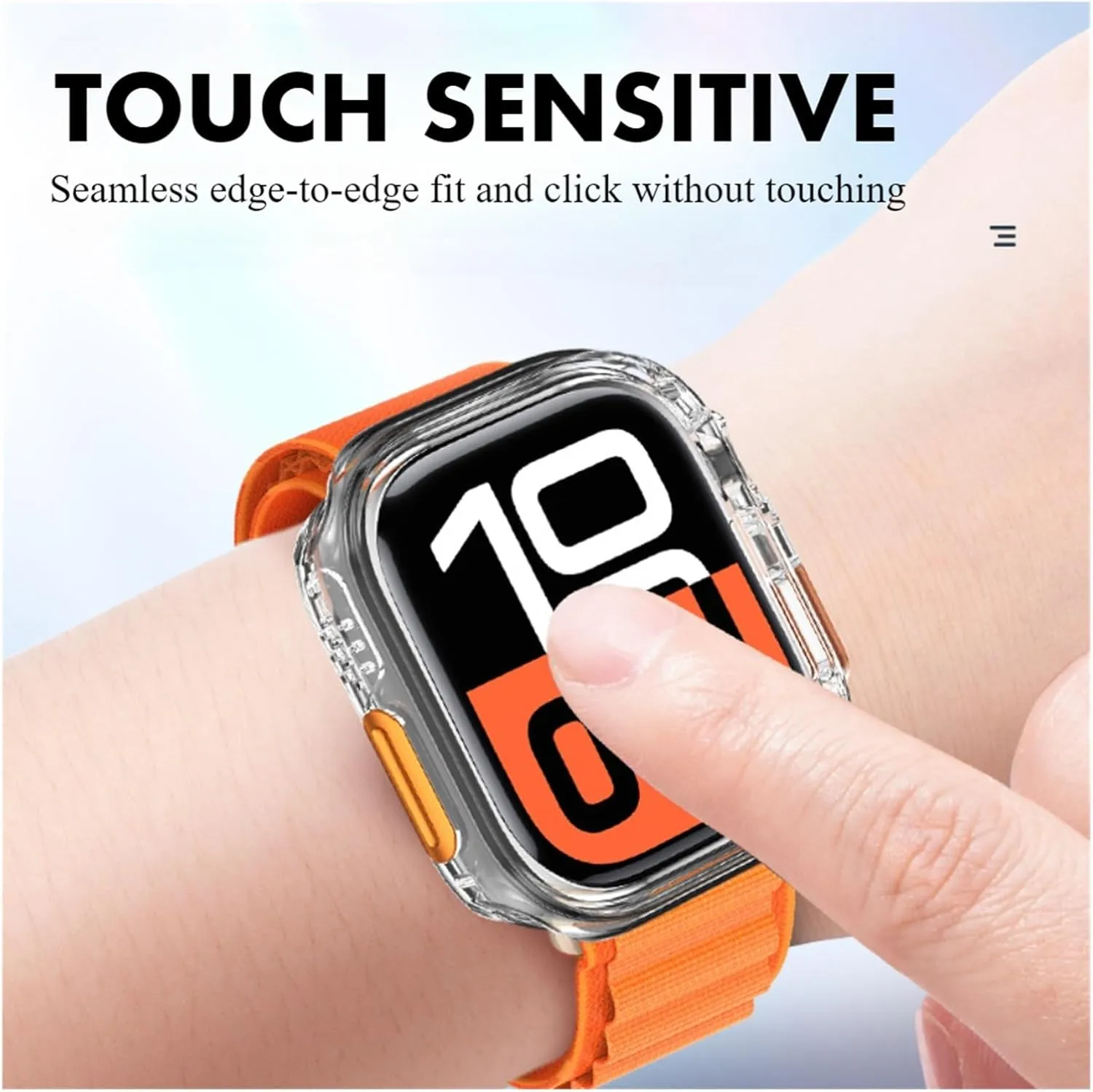 SERDAS Watch Case For Apple Watch S10 42mm 46mm No Screen Protector Full HD TPU Bumper Cover For iWatch Series 10 Watch Cases