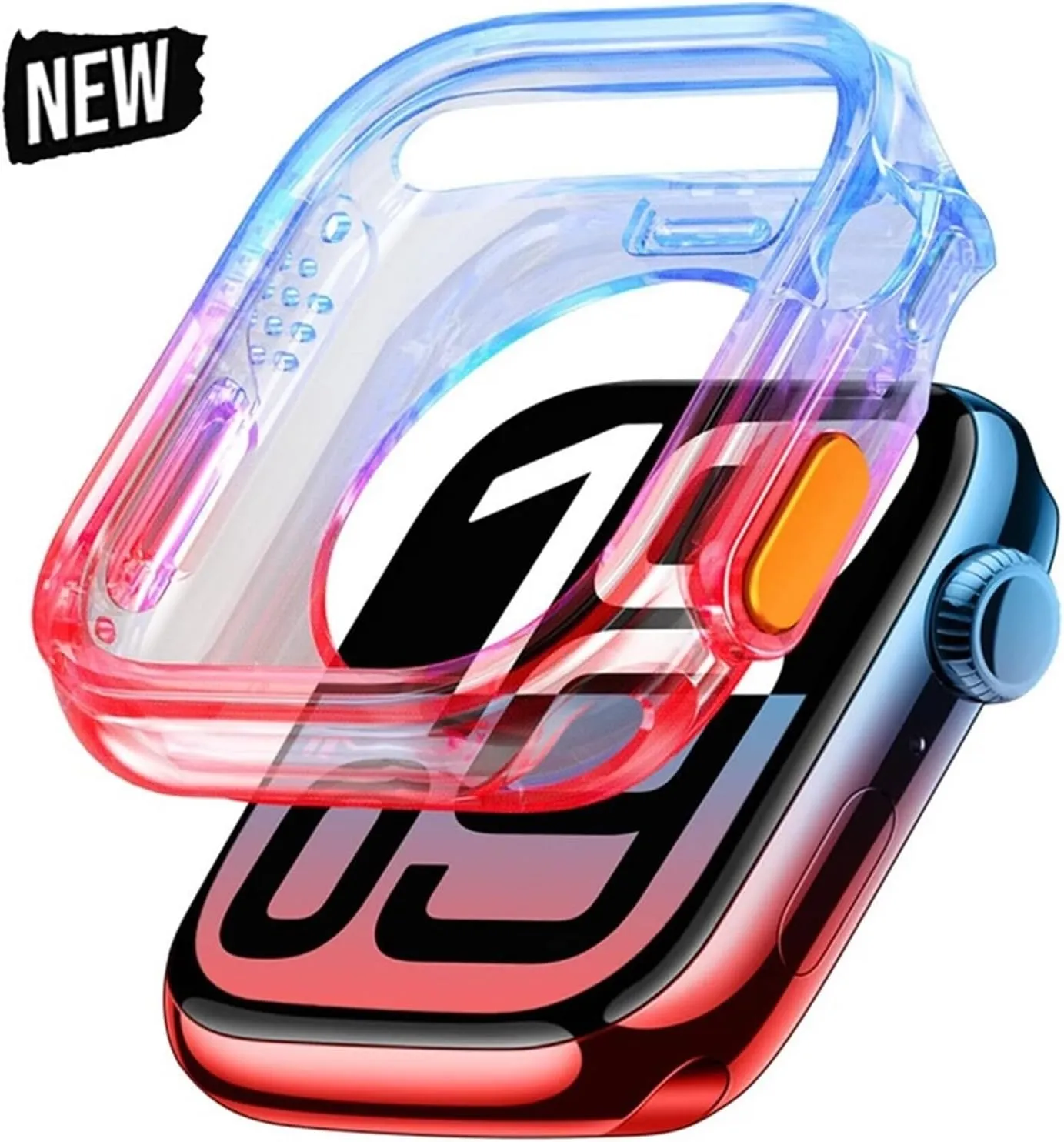SERDAS Watch Case For Apple Watch S10 42mm 46mm No Screen Protector Full HD TPU Bumper Cover For iWatch Series 10 Watch Cases