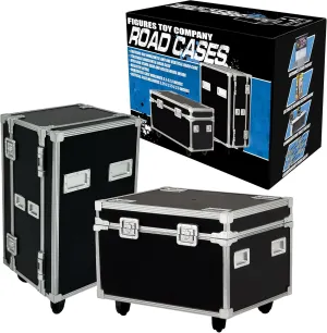 Set of 2 Road Cases for Wrestling Action Figures