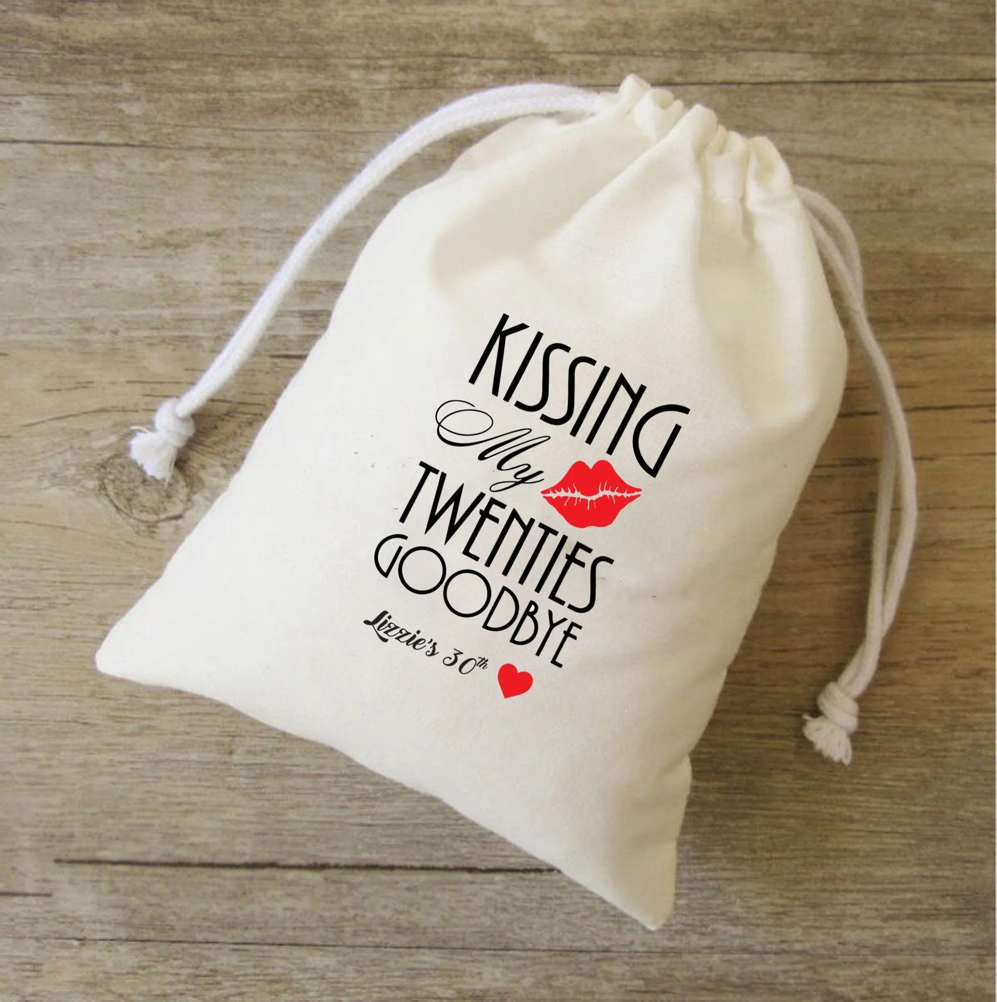 Set of 20-100 Hugs and Kisses from the new Mr. & Mrs. - Wedding Favour cotton Bags - Candy Bags for Wedding, gift bags, wedding welcome bags