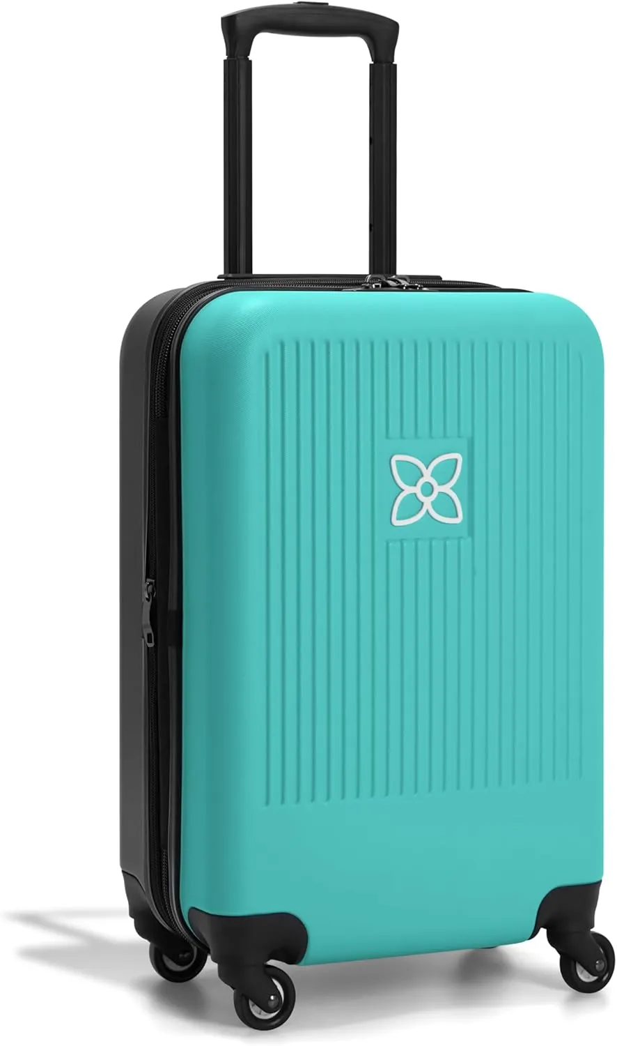 Sherpani Meridian, 22 Inch Carry On Luggage Airline Approved, Rolling Hardside Suitcase 22x14x9, Travel Luggage for Women, Expandable Suitcase, Travel Gift for Mothers Day 2025 (Caribe)