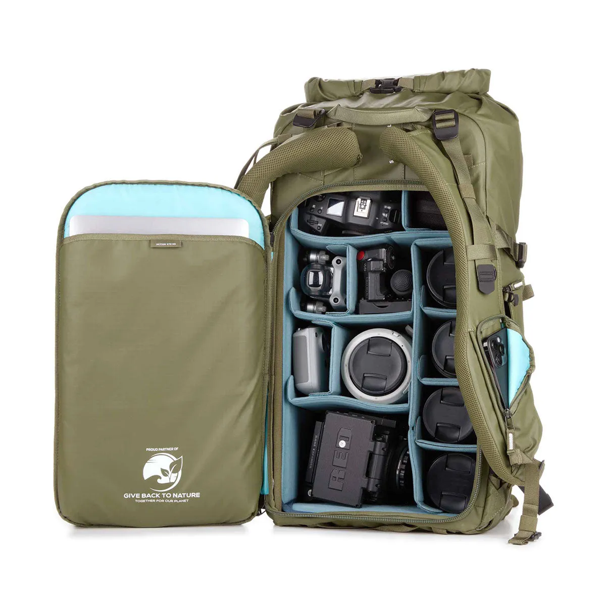 Shimoda Action X70 HD Starter Kit (w/ XL DV Core Unit) - Army Green