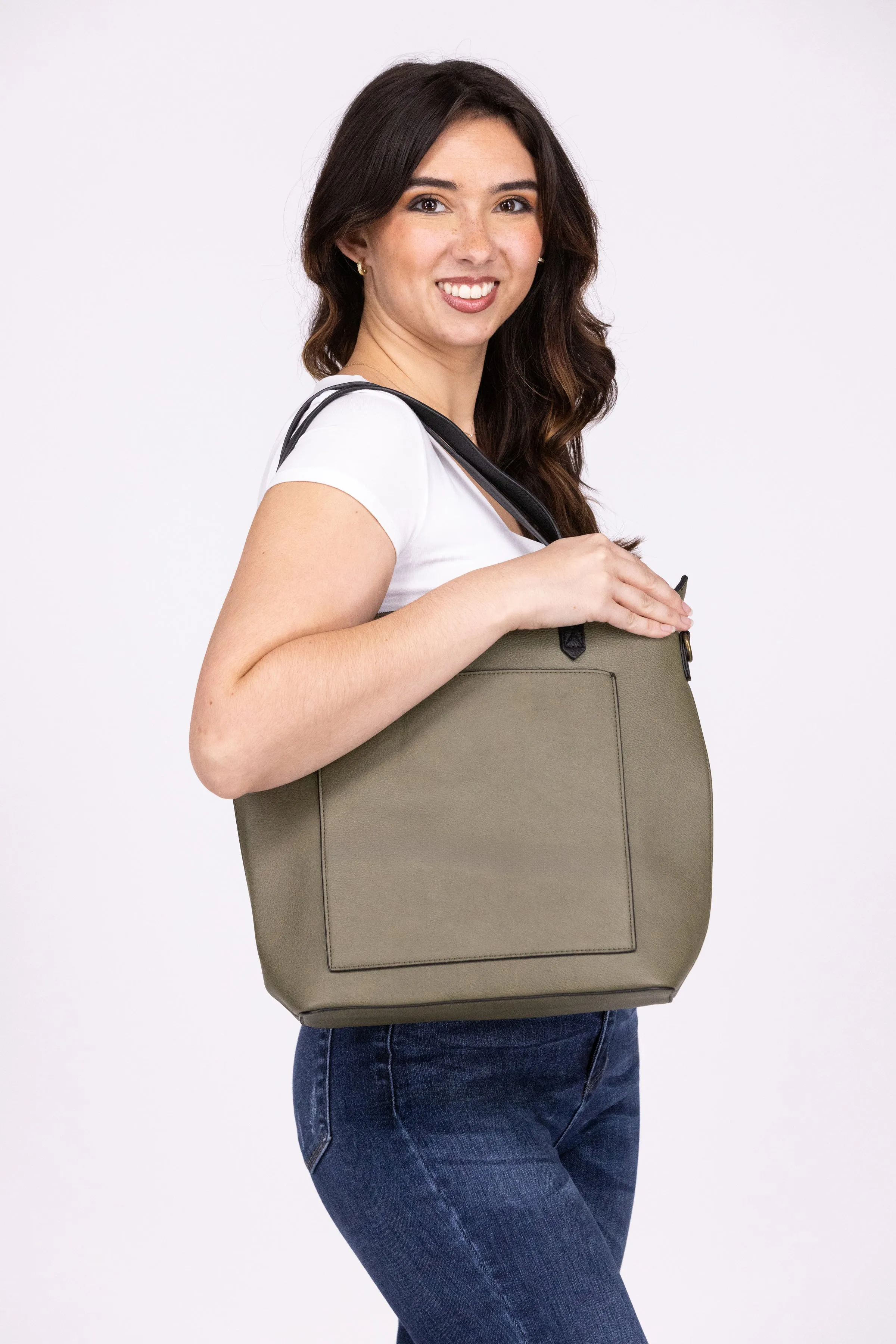 Shirley Vegan Leather Tote