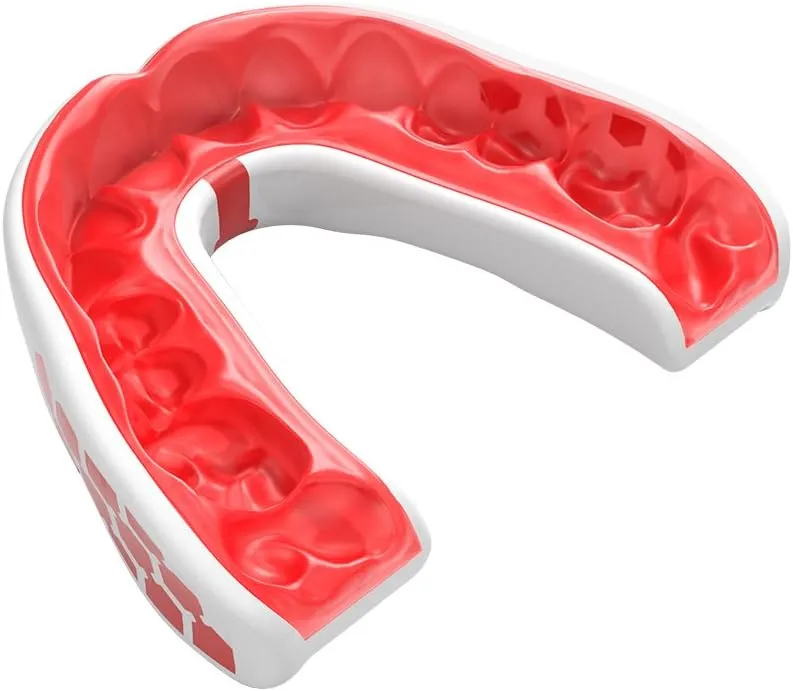 Shock Doctor Mouth Guard Football, Sports Mouth Guard with Convertible Helmet Strap