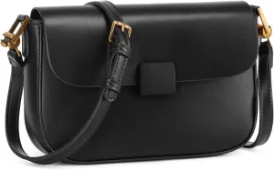 Shoulder Bag for Women Mini Crossbody Purses Classic PU Leather CLutch Handbags with Removable Shoulder Strap