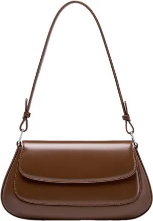 Shoulder Handbag，Fashionable Multipurpose Shoulder Bag for Women Faux Leather Underarm Handbag with Adjustable Strap Crossbody Purse