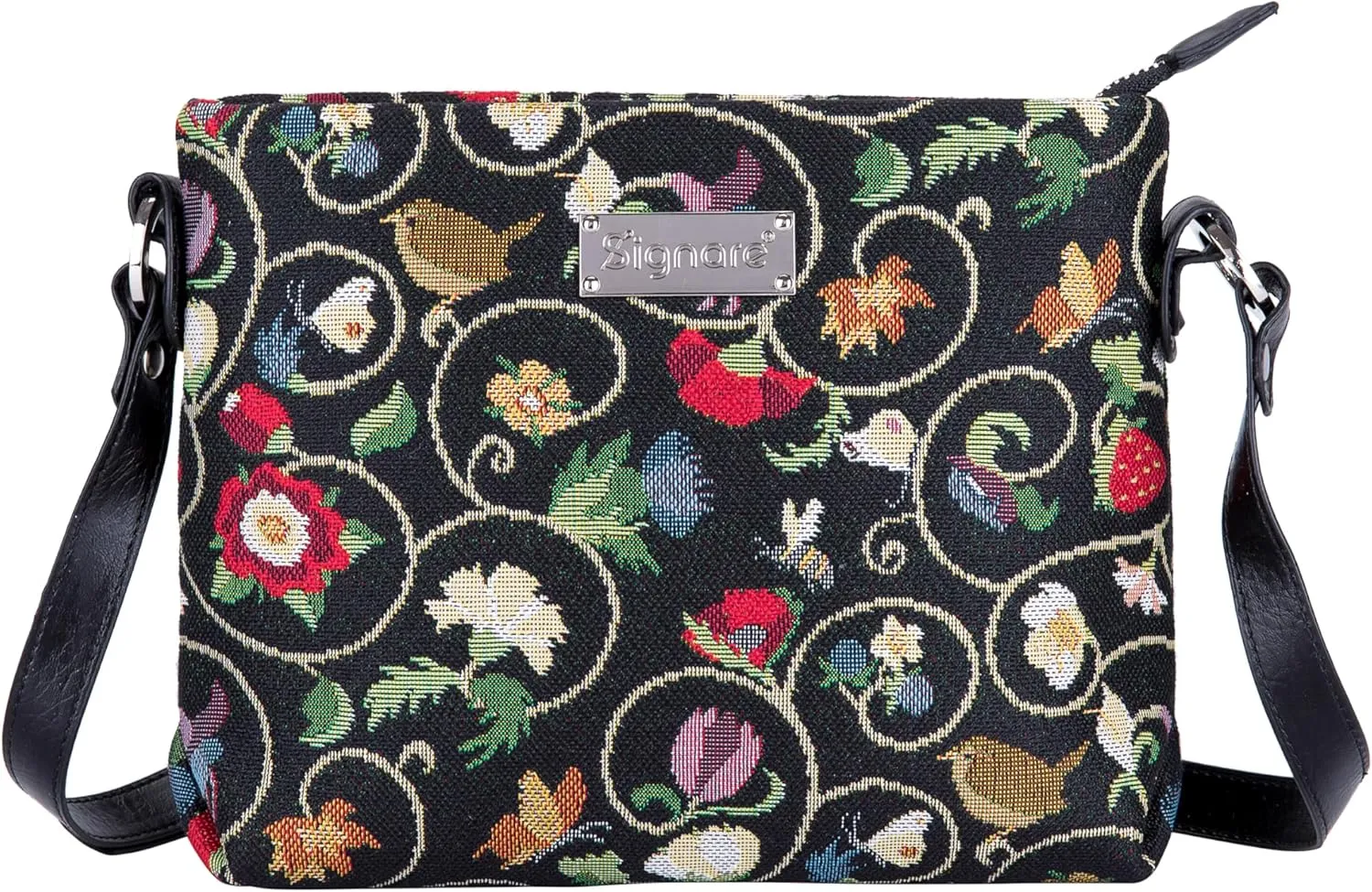 Signare Tapestry Crossbody Bag Sling Shoulder Purse for Women