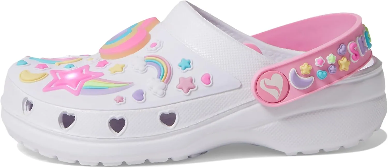 Skechers Girl's Heart Charmer-Girly Land Clog