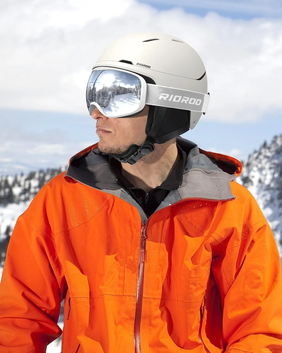 Ski Helmet for Women Men, Safety Certified Snowboard Helmet with Shockproof ABS Hard Shell for Adults & Youth