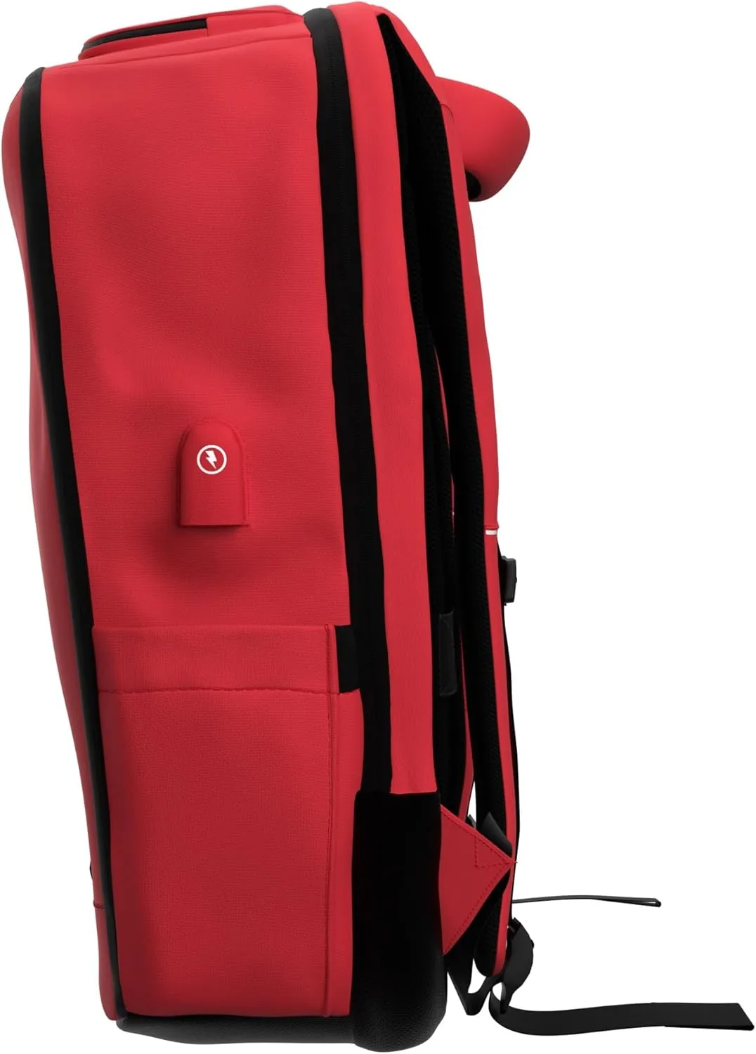 Slab Case Backpack with Slab Case 2GO Graded Card Case; Fits PSA, BGS, HGA, SGC, and CSG Graded Card Slabs; Ideal Travel Storage Solution; (Red)