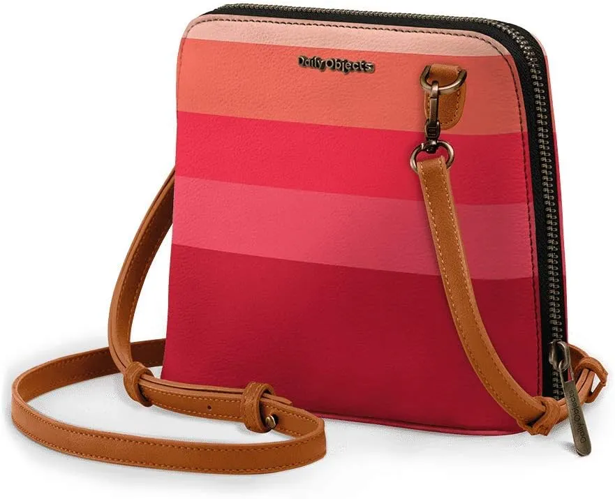 Slim Trapeze Crossbody Purse for Women, Girls | Vegan Leather | Stylish Ladies Wallet | Shoulder Handbag