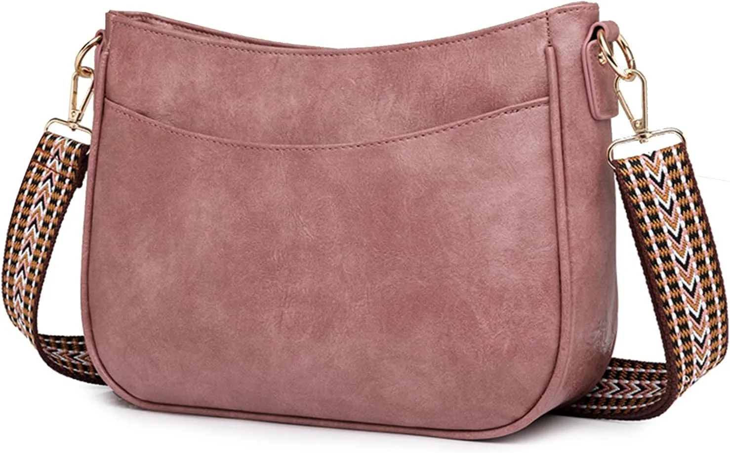 Small Crossbody Purse Leather Crossbody Bags for Women Fashion Handbag Cell Phone Crossover Shoulder Bag for Women