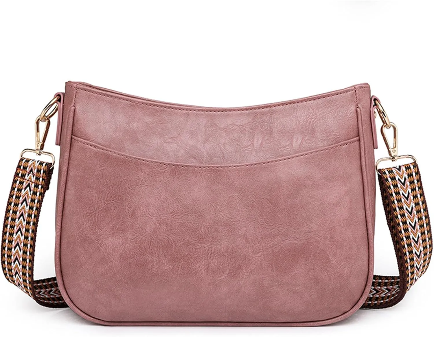 Small Crossbody Purse Leather Crossbody Bags for Women Fashion Handbag Cell Phone Crossover Shoulder Bag for Women