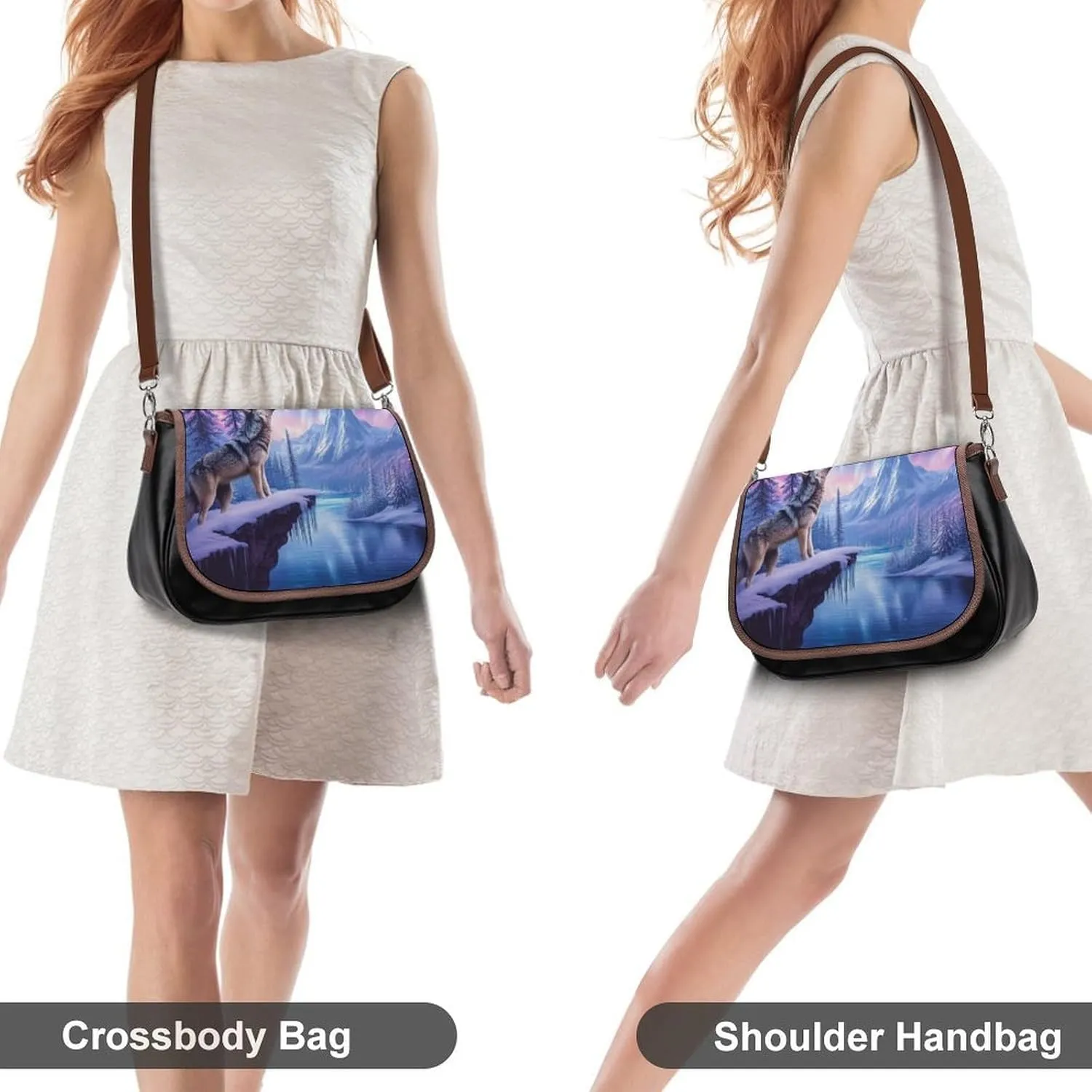 Small Crossbody Shoulder Purse for Women Men, Pu Leather Travel Purse Waterproof Cross Body Bags