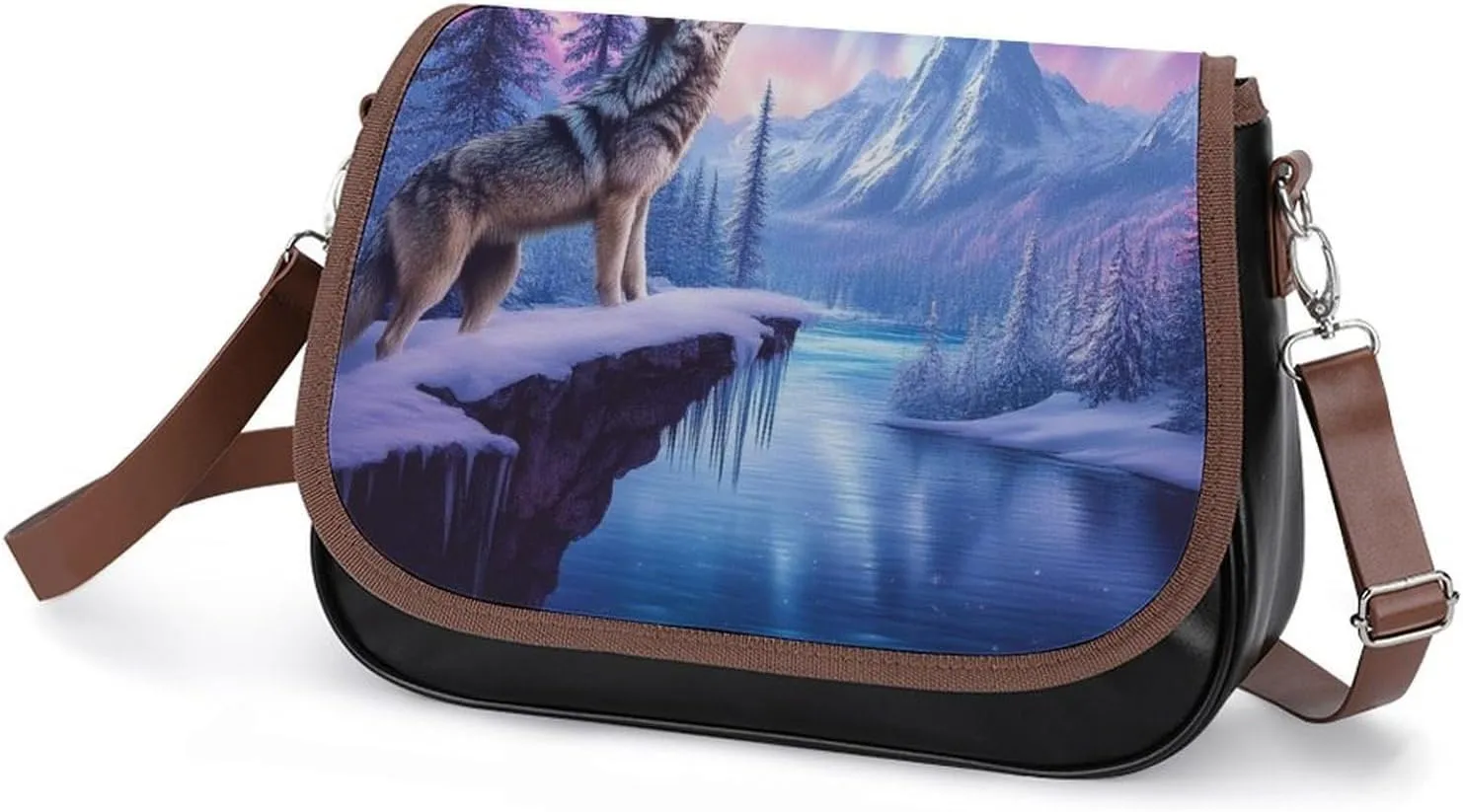 Small Crossbody Shoulder Purse for Women Men, Pu Leather Travel Purse Waterproof Cross Body Bags