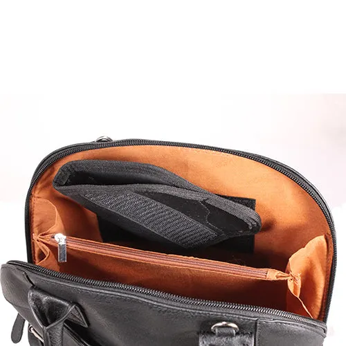Small Dome Cross Body Bag - Black