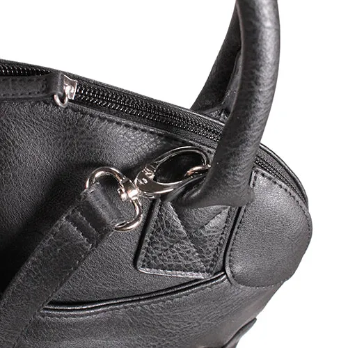 Small Dome Cross Body Bag - Black
