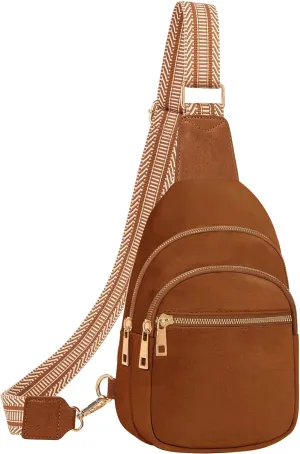 Small Leather Sling Bags for Women Fashion Crossbody Backpack Purse Sling Crossbody Bgas